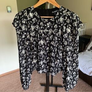 En Saison Floral Flowy Blouse Top